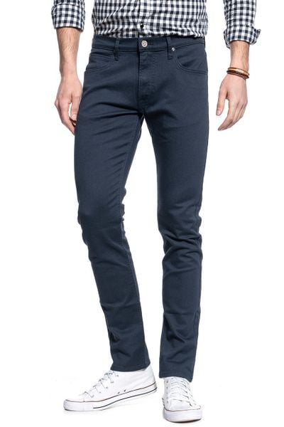 LEE LUKE MĘSKIE SPODNIE JEANSOWE DARK MARINE L719LE37 112119146. Spodnie materiałowe męskie Lee, bez wzorów, z jeansu, marine. Za 199.99 zł.