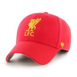 Czapka z daszkiem 47 Brand Liverpool F.C czerwona EPL-MVP04WBV-RDG. Czerwone czapki męskie 47 Brand, bez wzorów. Za 101.00 zł.