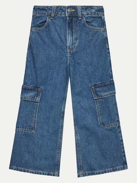 United Colors Of Benetton Jeansy 4AW7CE035 Niebieski Wide Leg. Niebieskie spodnie dziewczęce United Colors Of Benetton, z bawełny. Za 89.99 zł.