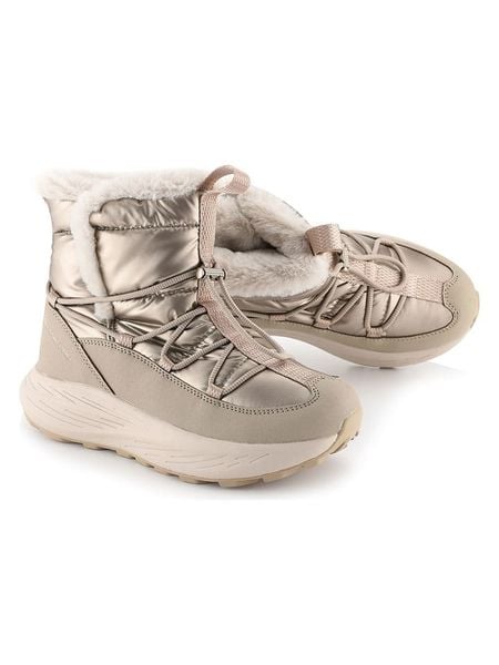 Alpine Pro Kozaki zimowe "Ugewa" w kolorze beżowym rozmiar: 40. Brązowe kozaki damskie Alpine Pro, bez obcasa. Za 279.31 zł.