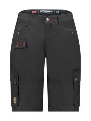Geographical Norway Bermudy "Palmdale" w kolorze czarnym rozmiar: M. Czarne szorty męskie Geographical Norway, bez wzorów, z bawełny. Za 140.53 zł.