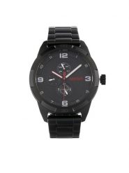 Hugo Zegarek Grip 1530279 Czarny. Czarne, analogowe zegarki męskie Hugo. Za 869.99 zł.