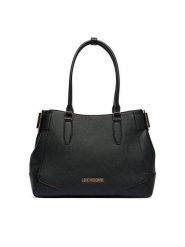 LOVE MOSCHINO Torebka JC4095PP1PLT1000 Czarny. Czarne torebki klasyczne damskie Love Moschino, bez wzorów, ze skóry, bez dodatków. Za 1,059.00 zł.
