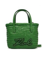 KARL LAGERFELD Torebka B2W30224 Zielony. Zielone torebki klasyczne damskie Karl Lagerfeld, bez wzorów, ze skóry, bez dodatków. Za 1,299.00 zł.