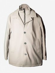 North Sails Płaszcz przejściowy w kolorze beżowym rozmiar: S. Brązowe płaszcze męskie North Sails, s, bez wzorów. Za 717.99 zł.