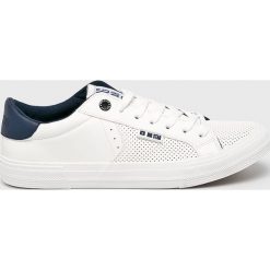 Big Star - Tenisówki. Białe trampki i tenisówki męskie Big Star, bez wzorów, z gumy, bez zapięcia. W wyprzedaży za 89.90 zł.