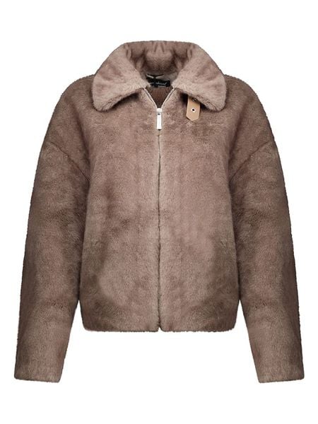 Geographical Norway Kurtka przejściowa "Donica" w kolorze beżowym rozmiar: M. Brązowe kurtki damskie Geographical Norway, m, bez wzorów, bez kaptura. Za 309.65 zł.