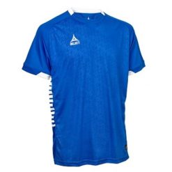 Koszulka piłkarska poliestrowa męska Select Spain niebieska. Niebieskie t-shirty sportowe męskie Select, l, bez ramiączek, do piłki nożnej. W wyprzedaży za 98.95 zł.
