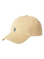 U.S. Polo Assn. Czapka golfowa w kolorze beżowym rozmiar: onesize. Brązowe czapki męskie U.S. Polo Assn., bez wzorów, z bawełny, sportowe. Za 74.63 zł.