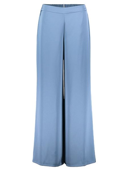 Vera Mont Spodnie w kolorze błękitnym rozmiar: 42. Niebieskie spodnie materiałowe damskie Vera Mont, bez wzorów, z materiału. Za 226.24 zł.