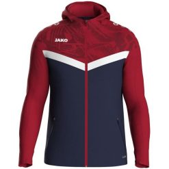 Bluza dresowa z kapturem zapinana na zamek Jako Iconic. Czerwone bluzy z kapturem męskie Jako, xl, z dresówki. Za 347.50 zł.