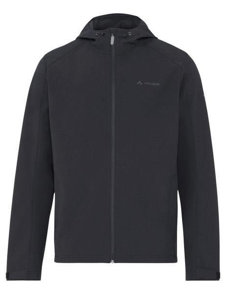 Kurtka softshellowa M Ossola Hoody Jacket. Czarne kurtki męskie Vaude, na zimę, l, bez wzorów, z materiału, biznesowe, bez kaptura. Za 689.00 zł.