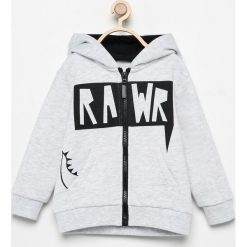 Bluza z kapturem - Jasny szary. Szare bluzy i bluzki niemowlęce Reserved, bez wzorów, bez ramiączek, z kapturem. Za 29.99 zł.