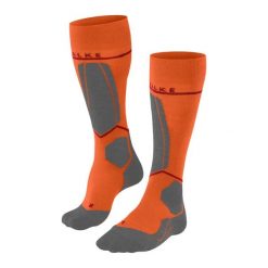 Skarpetki Falke Sk4 Energizing Wool Mi-bas. Brązowe skarpetki męskie Falke, bez wzorów, z elastanu. Za 226.00 zł.