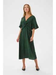 Kaffe Sukienka w kolorze ciemnozielonym rozmiar: 44. Zielone sukienki damskie Kaffe, na co dzień, bez wzorów, bez kołnierzyka, bez ramiączek, midi, proste. Za 104.99 zł.