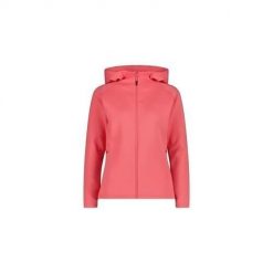 Bluza sportowa damska CMP 32C8386B614. Czerwone bluzy sportowe damskie CMP, s, bez wzorów, bez ramiączek, z kapturem. Za 423.00 zł.