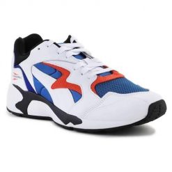 Buty do chodzenia męskie Puma Prevail. Niebieskie buty sportowe na co dzień męskie Puma, z materiału, bez zapięcia, trekkingowe. Za 483.00 zł.
