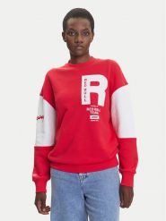 Pepe Jeans Bluza Red Bull Racing Panel Team RL580010 Czerwony Relaxed Fit. Czerwone bluzy bez kaptura damskie Pepe Jeans, l, z bawełny. Za 419.99 zł.