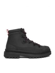 Hunter Trapery CEO-S25C280A-1 Czarny. Czarne buty zimowe męskie Hunter, z syntetyku, bez zapięcia. Za 299.99 zł.