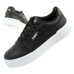 Buty Puma Carina 2.0 385849 05 czarne. Czarne buty sportowe na co dzień damskie bez wzorów, z gumy. W wyprzedaży za 287.91 zł.