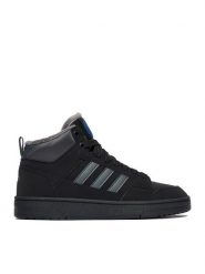 Adidas Sneakersy RAPID COURT MID J W JR2804 WB Czarny. Czarne buty sportowe chłopięce Adidas, bez wzorów, ze skóry, bez zapięcia. Za 219.99 zł.