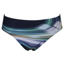 Kąpielówki slipy męskie na basen Arena Flashing Lights Brief. Niebieskie kąpielówki męskie Arena, m, bez wzorów, do pływania. Za 40.99 zł.