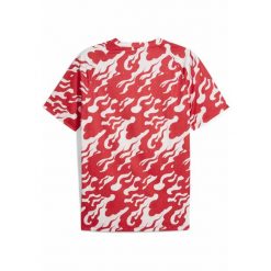 Męska koszulka przedmeczowa AC Milan PUMA White For All Time Red. Białe t-shirty sportowe męskie Puma, m, bez ramiączek, do piłki nożnej. Za 289.00 zł.