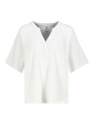 Sublevel Bluzka w kolorze białym rozmiar: XL. Białe bluzki damskie Sublevel, xl, bez wzorów, bez kołnierzyka, bez ramiączek. Za 87.19 zł.