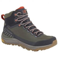 Buty trekkingowe męskie Karrimor Peregrine. Zielone buty trekkingowe męskie Karrimor, z gumy, za kostkę, bez zapięcia, trekkingowe. Za 636.99 zł.