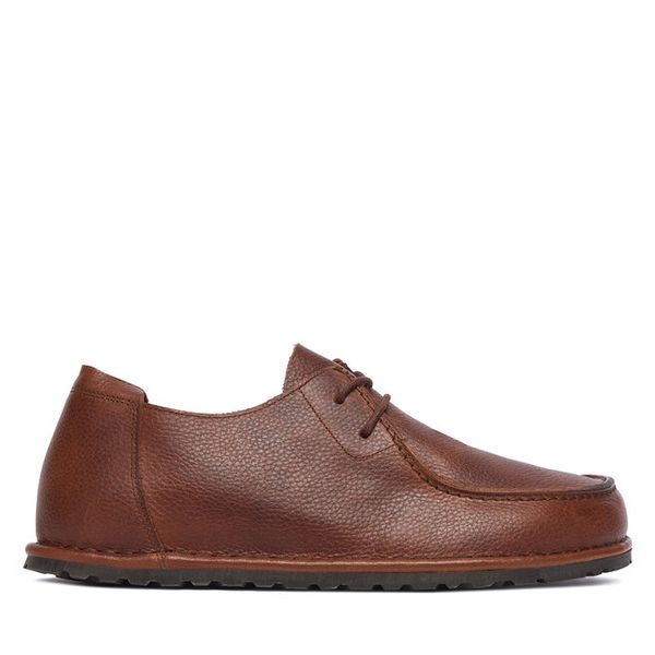 Półbuty Birkenstock. Brązowe półbuty męskie Birkenstock, bez zapięcia. Za 719.99 zł.