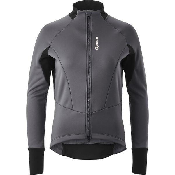 Kurtka softshell damska Gonso. Szare kurtki damskie Gonso, bez wzorów, z materiału, bez kaptura. Za 634.50 zł.