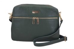 Listonoszka skórzana BARBERINI'S c. zielony 979-42. Zielone shopper bag damskie Barberinis, bez wzorów, ze skóry, duże, bez dodatków. Za 229.99 zł.