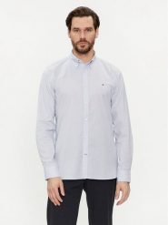 Tommy Hilfiger Koszula MW0MW33762 Błękitny Regular Fit. Niebieskie koszule męskie Tommy Hilfiger, m, bez wzorów, z bawełny, bez kołnierzyka, bez ramiączek. Za 319.99 zł.