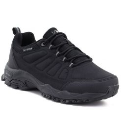 Półbuty sportowe trekkingowe czarne DK 17113. Czarne obuwie trekkingowe damskie DK. Za 139.99 zł.