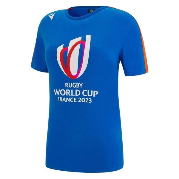 Damska koszulka Macron RWC France 2023. Czerwone bluzki sportowe damskie Macron, m, bez wzorów, z bawełny, bez ramiączek. Za 177.00 zł.