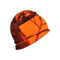 Czapka myśliwska 500 dwustronna. Brązowe czapki męskie SOLOGNAC, bez wzorów, z materiału, sportowe. Za 39.99 zł.