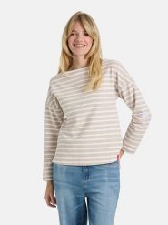 LIEBLINGSSTÜCK Bluza "Stine" w kolorze biało-beżowym rozmiar: XXL. Białe bluzy bez kaptura damskie LIEBLINGSSTÜCK, xxl. Za 179.22 zł.