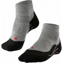 Skarpetki damskie Falke TK5 Short. Szare skarpetki damskie COCOON, bez wzorów, z materiału. Za 156.50 zł.
