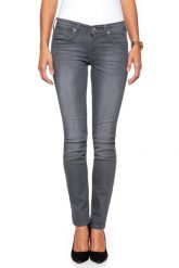 SPODNIE DAMSKIE LEE JADE DARK IRON L331PMUZ. Szare spodnie materiałowe damskie Lee, bez wzorów, z jeansu. W wyprzedaży za 89.99 zł.