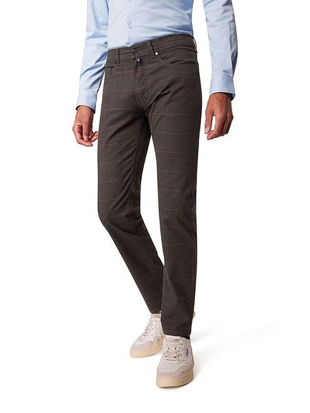 Pierre Cardin Spodnie w kolorze brązowym rozmiar: W32/L30. Brązowe spodnie materiałowe męskie Pierre Cardin, z aplikacjami, z materiału, klasyczne. Za 200.95 zł.