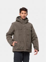 Jack Wolfskin Kurtka zimowa Textor Utility Jkt 1116101 Brązowy Regular Fit. Brązowe kurtki outdoor męskie Jack Wolfskin, m, bez wzorów, z syntetyku, bez kaptura. Za 999.99 zł.