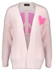 Miss goodlife Kardigan "Peace" w kolorze jasnoróżowym rozmiar: XL. Różowe kardigany damskie miss goodlife, xl, bez wzorów, z wełny. Za 208.99 zł.