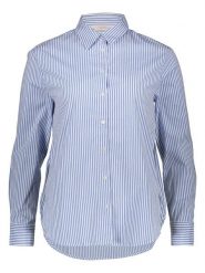 ONLY Koszula w kolorze niebiesko-białym rozmiar: XS. Niebieskie koszule damskie Only, xs, bez wzorów, bez kołnierzyka, bez ramiączek. Za 74.99 zł.