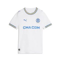 Koszulka Domowa damska OM 2026/27. Białe bluzki sportowe damskie Puma, xl, z materiału, bez kołnierzyka, bez ramiączek. Za 431.00 zł.