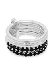 TOUS Pierścionek 1004569712 Srebrny. Szare pierścionki damskie Tous, metalowe. Za 649.99 zł.