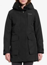 Parka zimowa damska Didriksons Harriet Parka. Czarne parki damskie Didriksons, na zimę, l, bez wzorów, z materiału. Za 793.50 zł.