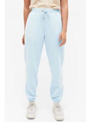 Monki Spodnie dresowe w kolorze błękitnym rozmiar: L. Niebieskie spodnie dresowe damskie Monki, l, bez wzorów, z dresówki. Za 39.99 zł.
