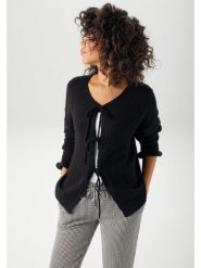 Aniston Kardigan w kolorze czarnym rozmiar: 46. Czarne kardigany damskie Aniston, bez wzorów. Za 37.03 zł.