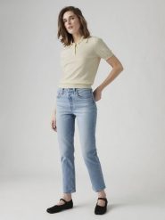 Levi's Dżinsy "501" - Regular fit - w kolorze błękitnym rozmiar: W26/L30. Niebieskie jeansy damskie Levi's, z podwyższonym stanem. Za 179.95 zł.
