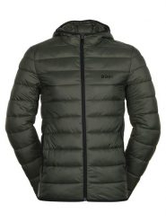 Hugo Boss Fashion Kurtka pikowana w kolorze ciemnozielonym rozmiar: S. Zielone kurtki męskie Hugo Boss Fashion, s, bez wzorów, bez kaptura. Za 773.95 zł.